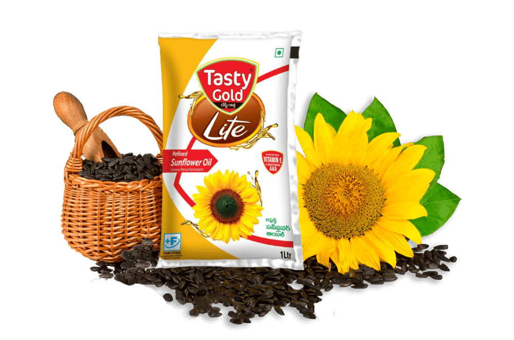 Tasty Gold Lite - Renowned Sunflower Oil Manufacturers Hyderabad, India