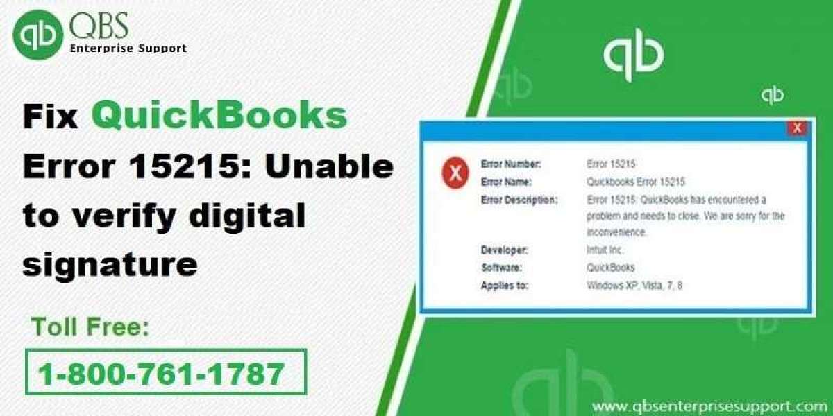 How to Fix QuickBooks Update Error 15215?