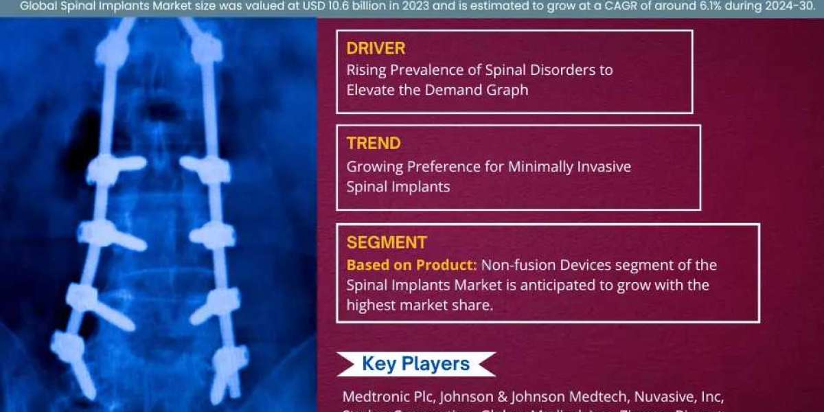 Spinal Implants Market Anticipates Impressive 6.1% CAGR Growth from 2024 to 2030