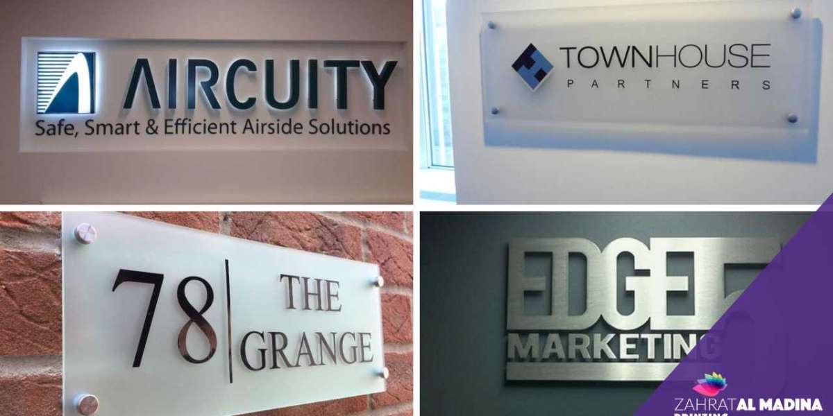 Professional Presence: Office Wall Name Plates for Corporate Identity